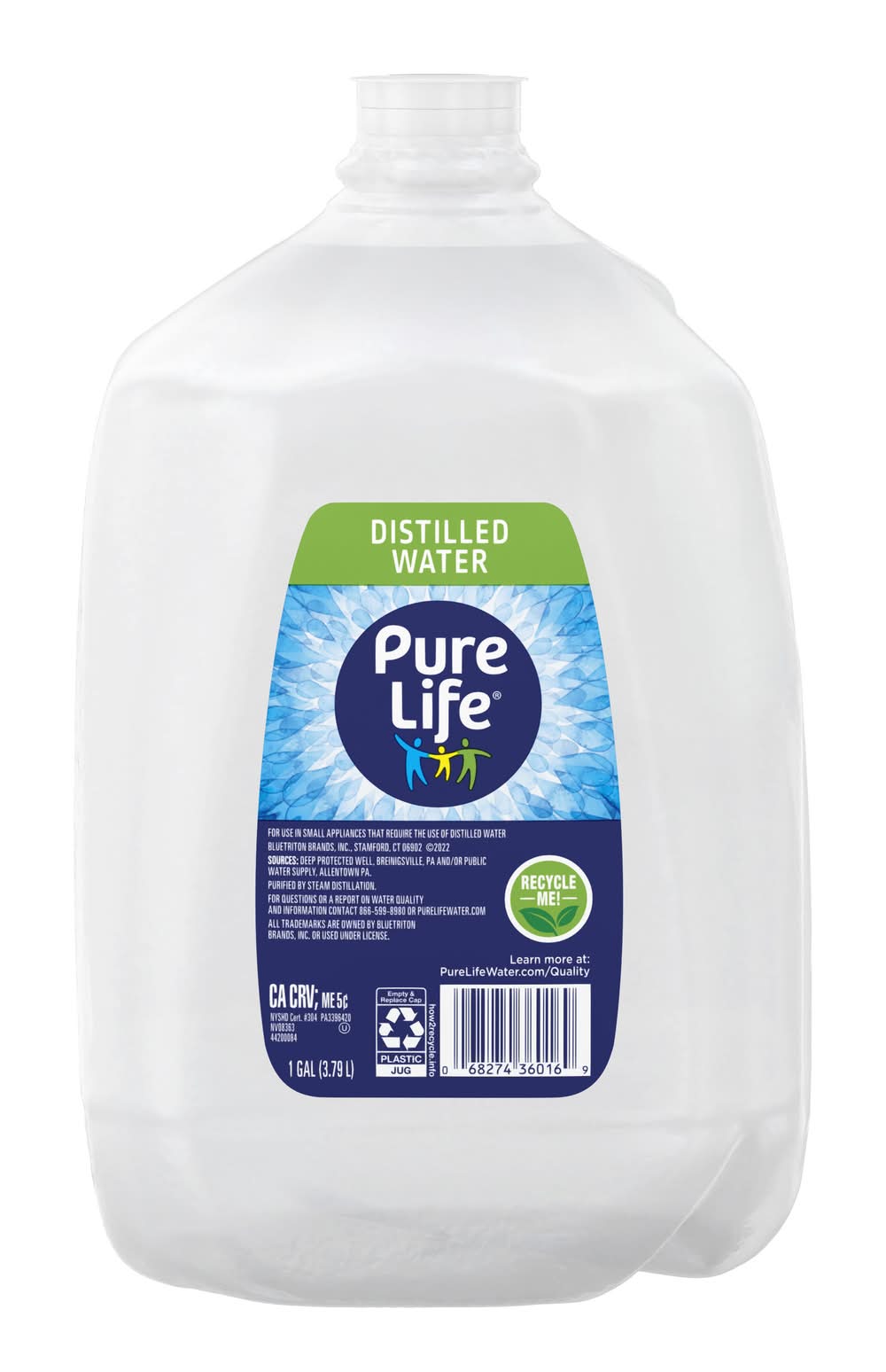 Pure Life Distilled Water (3.79 L)