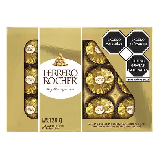 Ferrero rocher chocolate con trozos de avellana (10 un)