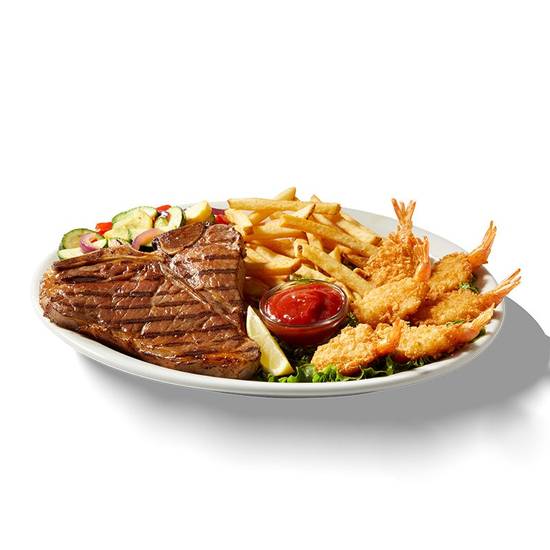 T-BONE STEAK & SHRIMP