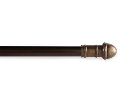 Kenney Orb Dresden Curtain Rod (28" - 48"/brown)