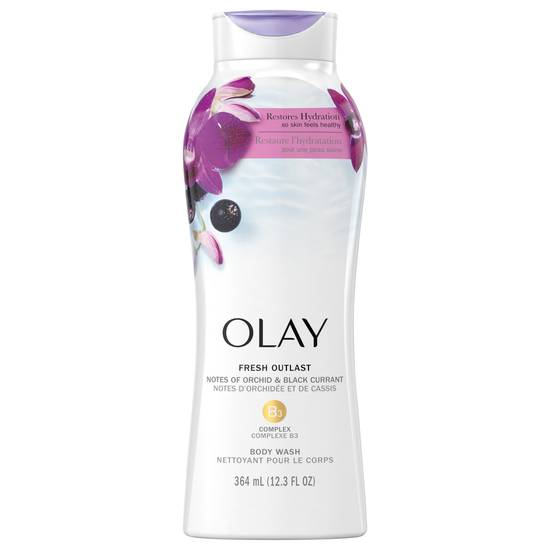 Olay Fresh Outlast Orchid & Black Currant Body Wash