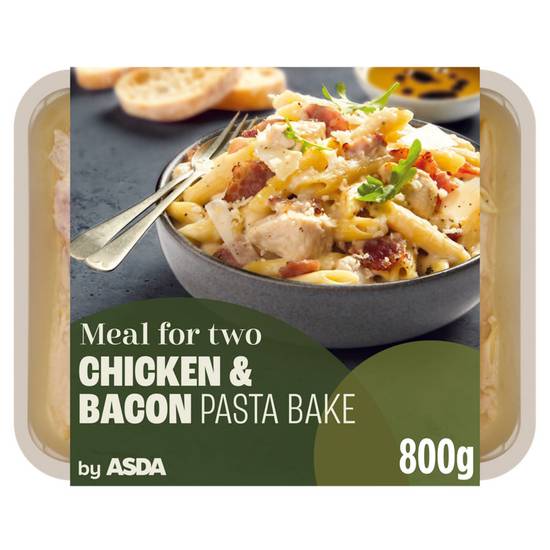 Asda Chicken & Bacon Pasta Bake Ready Meal 800g