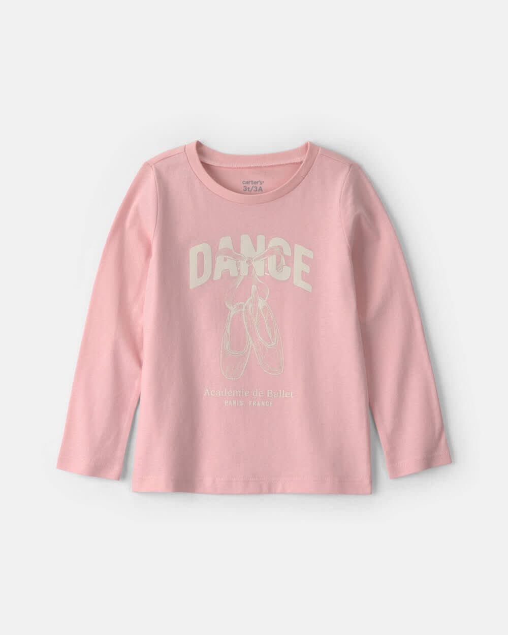 Toddler Girl 'Dance' Long-Sleeve Graphic Tee - Pink - 4T