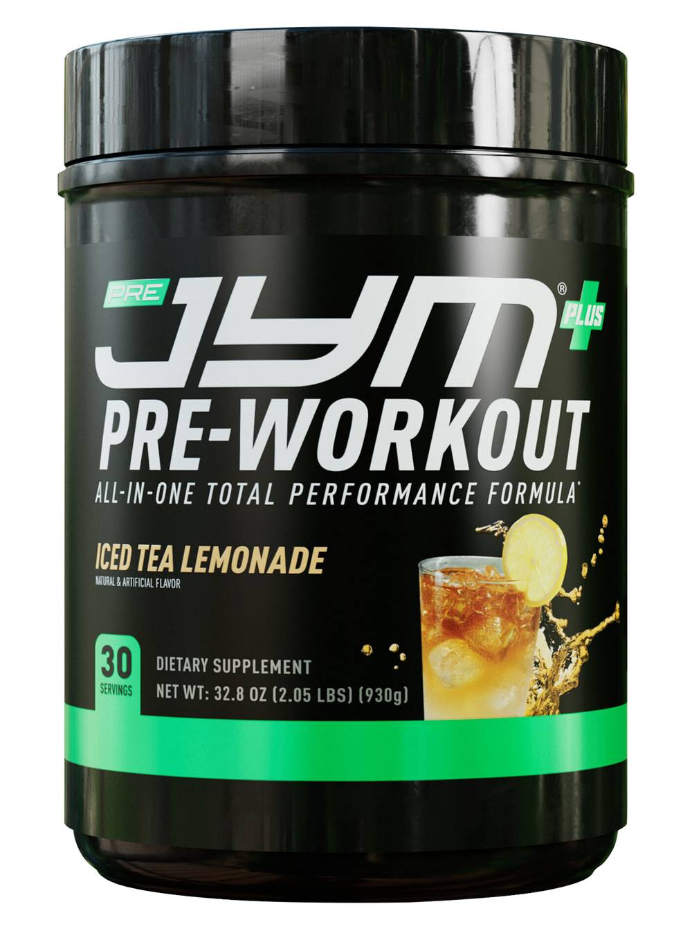 JYM Supplement Science Pre Plus Pre Workout, Iced Tea Lemonade (32.8 oz)