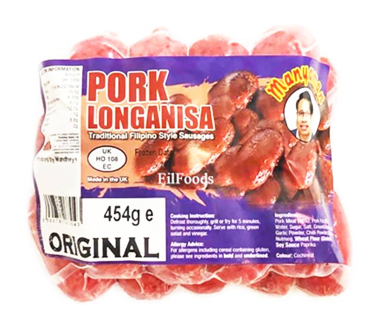 MANDHEY'S Manyaman Original Pork Longanisa Regular (454g)