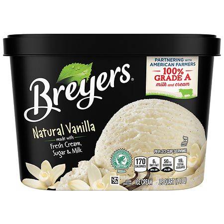 Breyers Natural Ice Cream (vanilla)