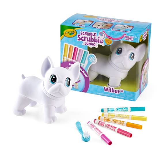 Crayola Scribble Scrubbie Pet, Jumbo Wilbur