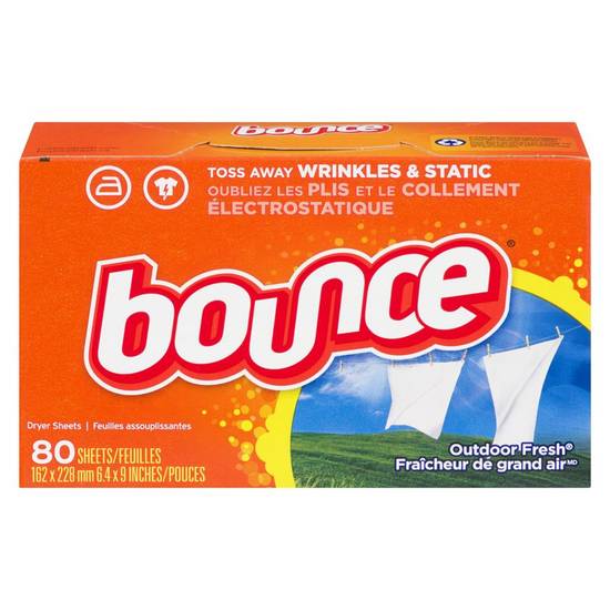 Bounce Outdoor Fresh Dryer Sheets (80 ct)