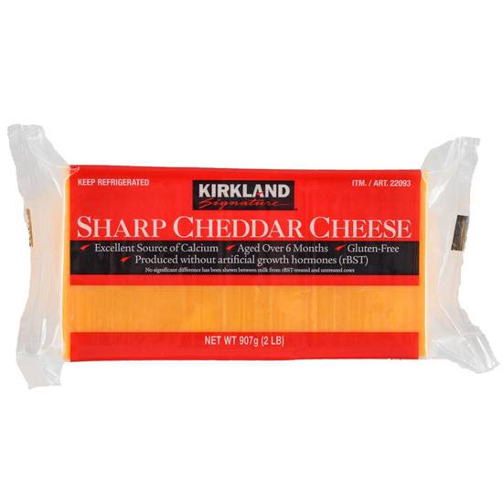 Kirkland Signature Sharp Cheddar Cheese (2 lbs)