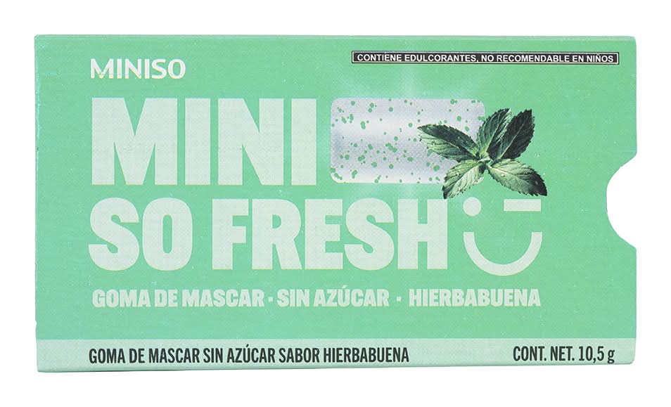 Miniso · Chicle fresh hierbabuena (11 g)