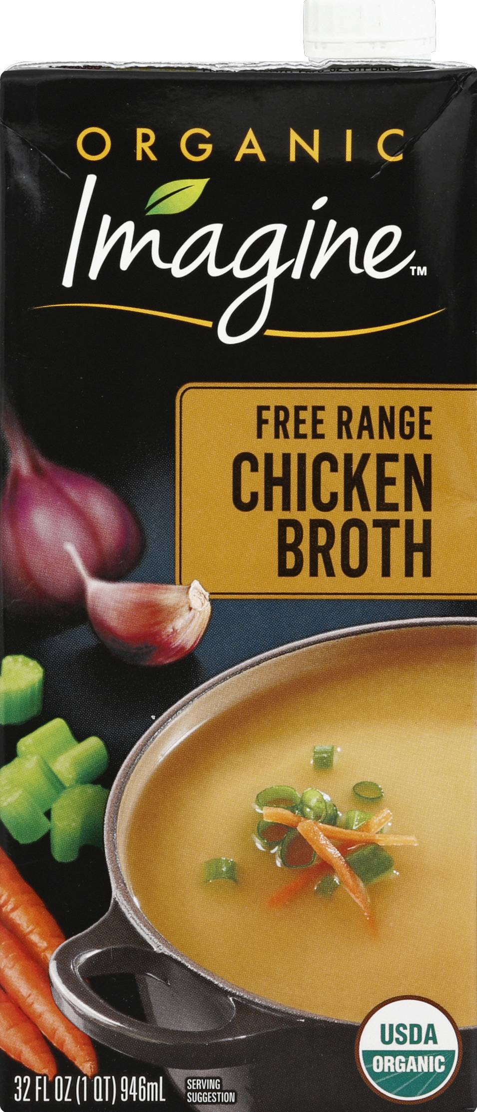 Imagine Organic Free Range Chicken Broth (32 fl oz)