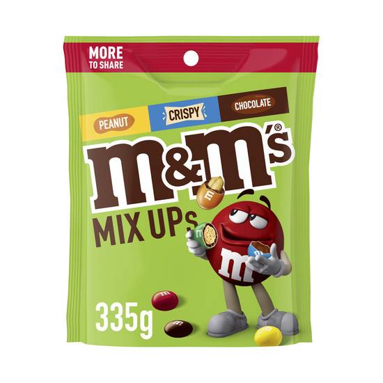 M&Ms Mix Ups Milk Chocolate Share Bag 335g