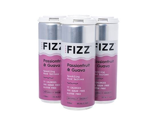 Hard Fizz Passionfruit and Guava Seltzer Can 4x330ml