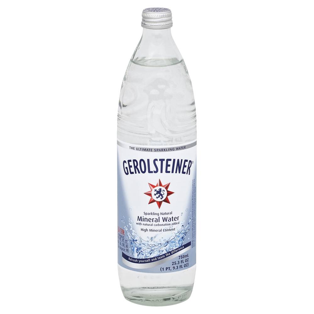 Gerolsteiner Mineralwasse Sparkling Natural Mineral Water (25.3 fl oz)