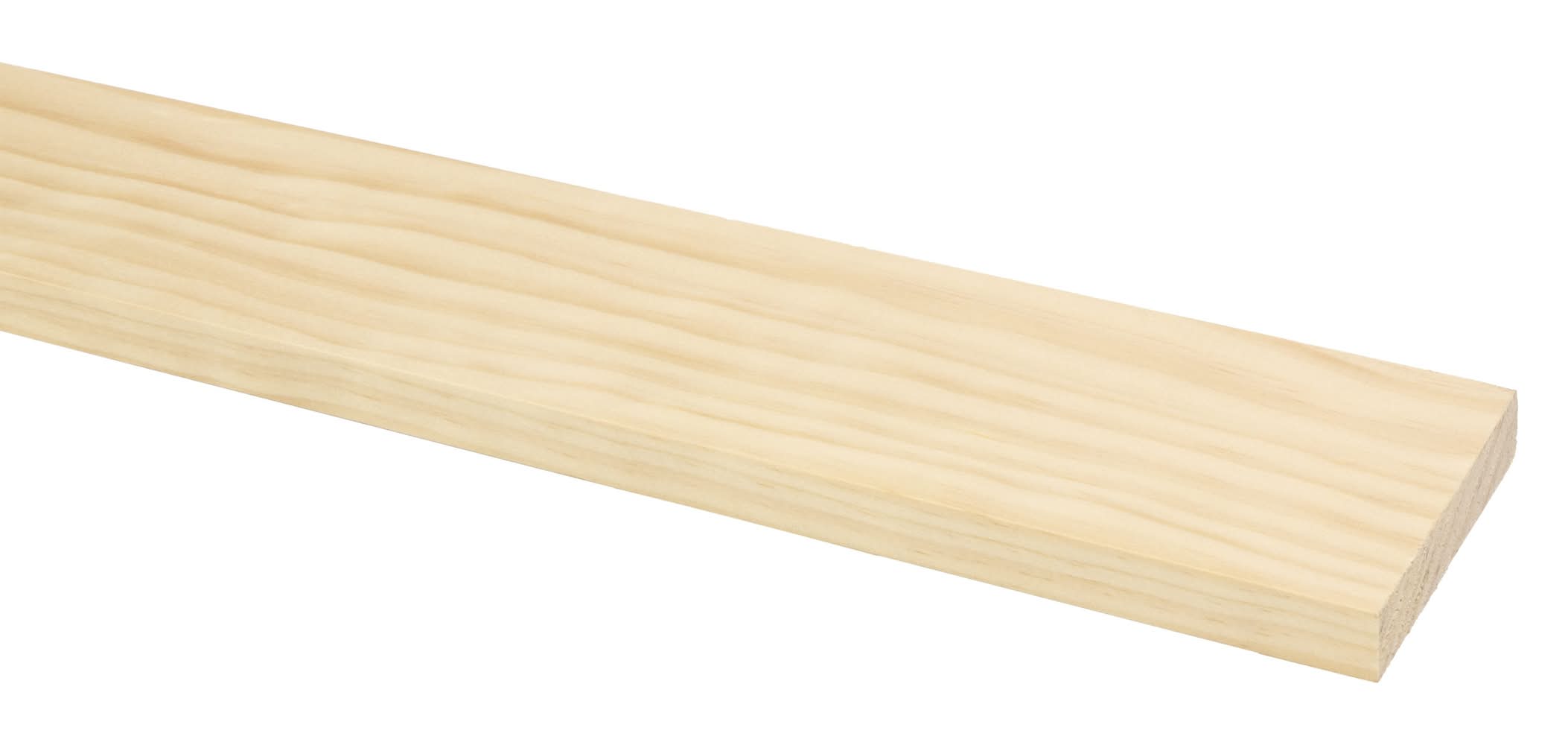 ReliaBilt 1/2-in x 3-in x 3-ft Unfinished Clear S4S Radiata pine Common Softwood Board