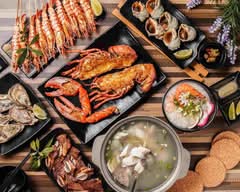 鮮市 活烤海鮮 燒烤 生魚片 生醃專賣