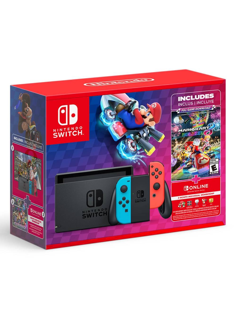 Nintendo consola nintendo switch neon + mario kart 8