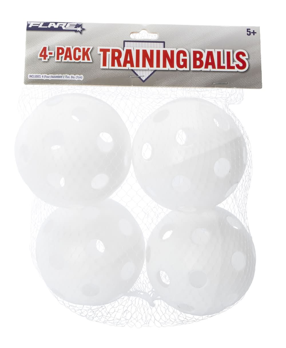Training Plastic Baseballs 4-Count
