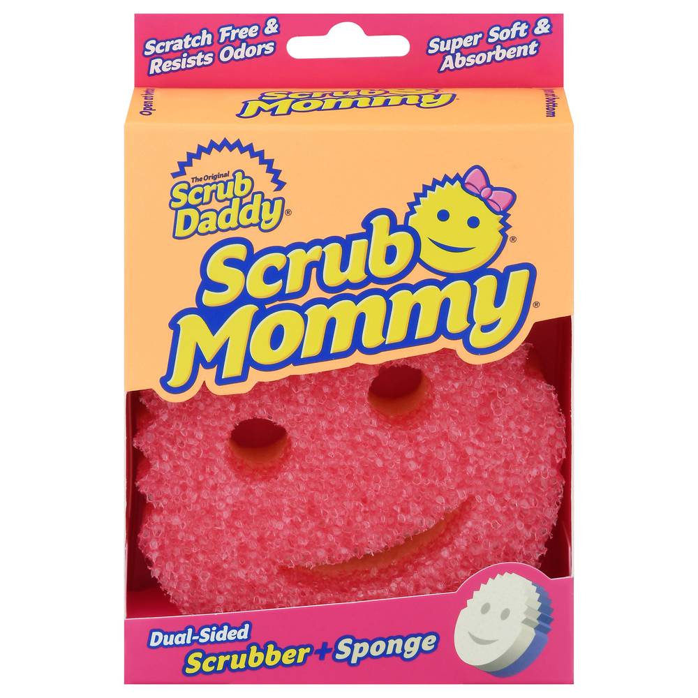 Scrub Daddy Scrub Mommy Dual-Sided Scrubber + Sponge