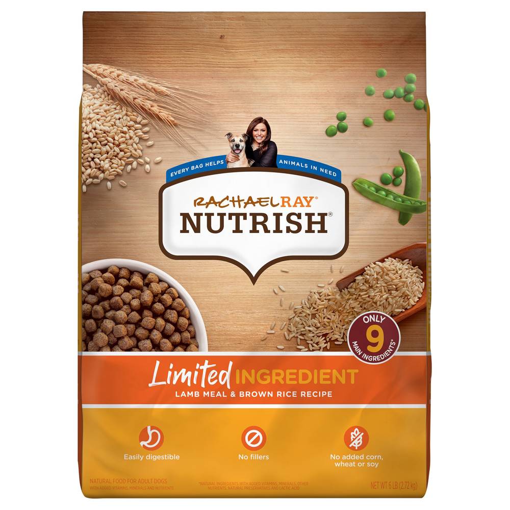 Nutrish Lamb Meal & Brown Rice Recipe Dry Dog Food (6 lbs)