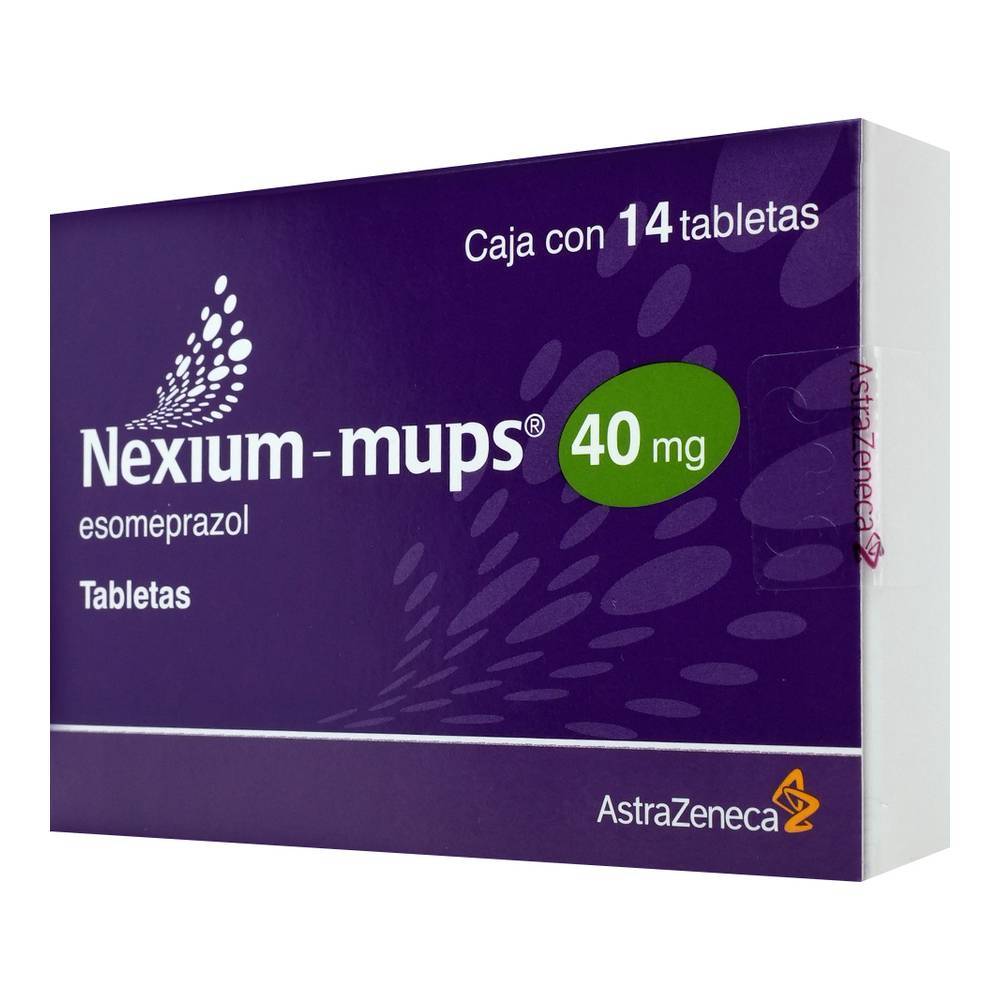 AstraZeneca · Nexium-mups esomeprazol tabletas 40 mg (14 un)