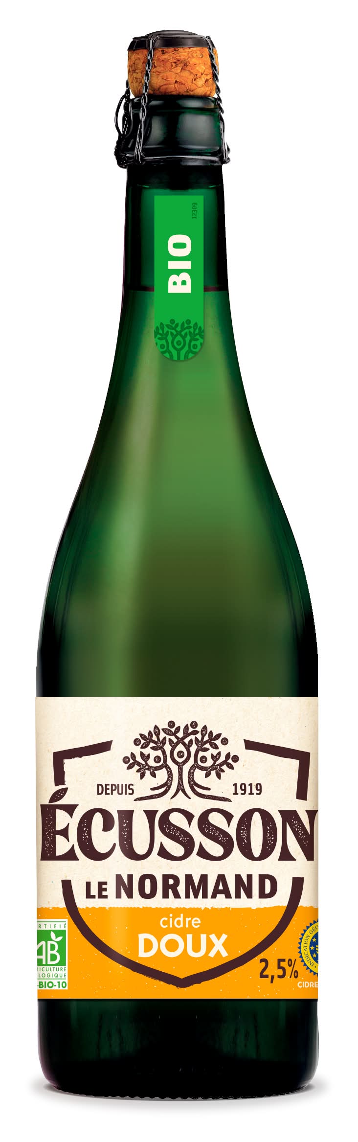 Ecusson - Bio doux fruite (750ml)