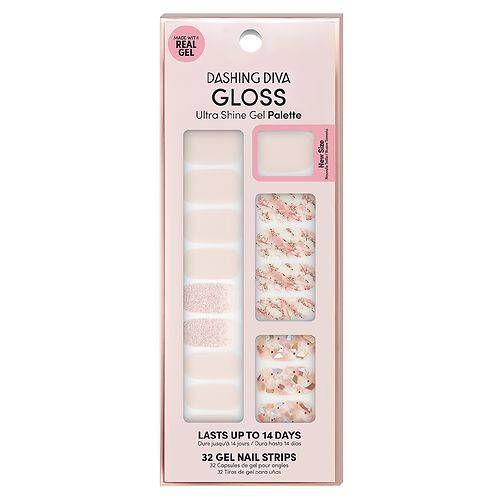 Dashing Diva Gloss Press-On Gel Palette Nail Strips - 1.0 ea