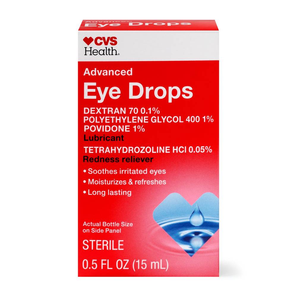 CVS Health Advanced Redness Relief Eye Drops (0.5 fl oz)