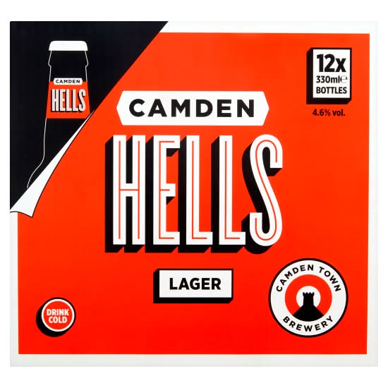 Camden Hells Lager 12x330ml Cans