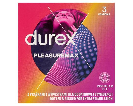 Durex Pleasuremax Prezerwatywy (3 szt.)