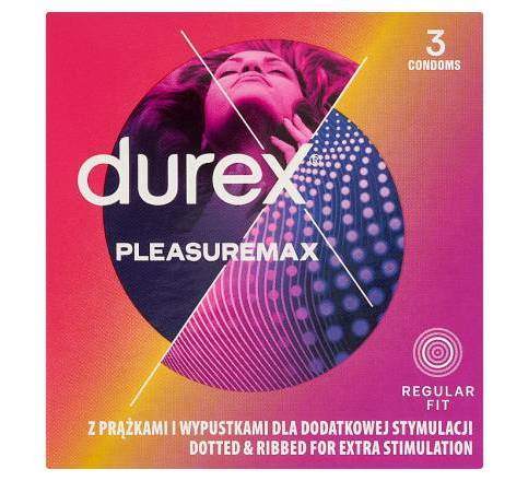Durex Pleasuremax Prezerwatywy (3 szt.)