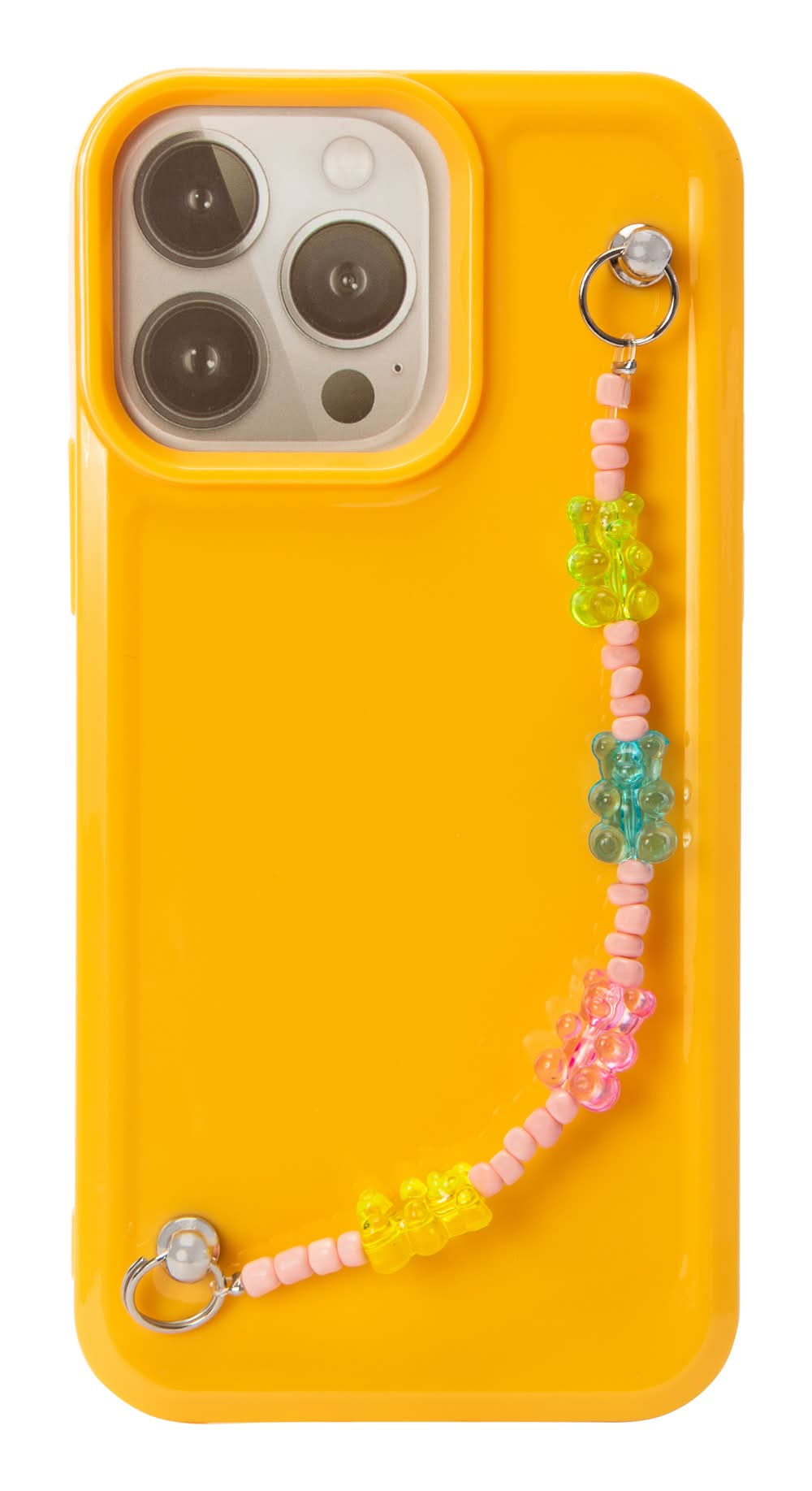 iPhone 14 Plus®/14 Pro Max® Case With Charm Strap Orange