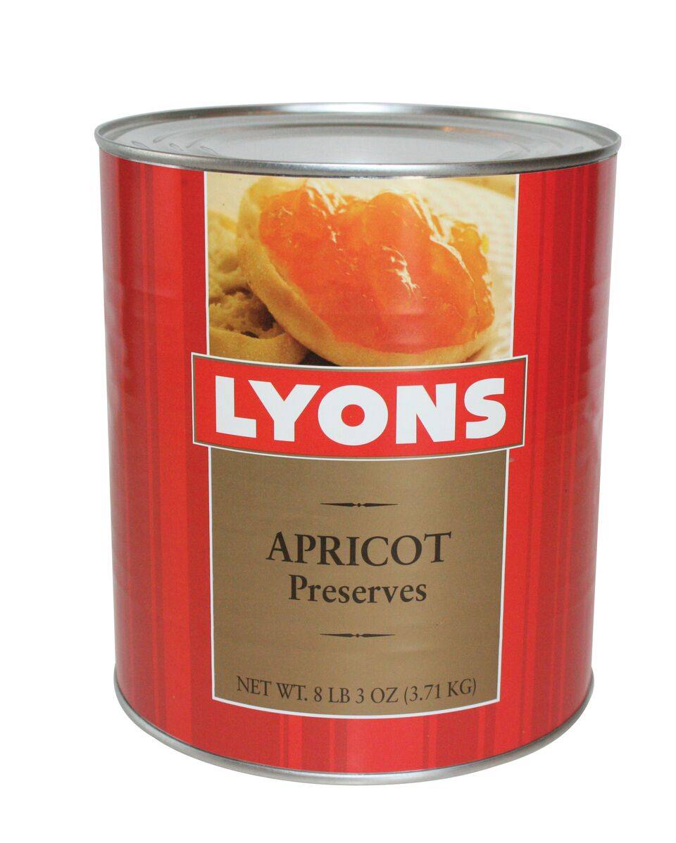 Lyons - Apricot Preserves - 6/#10 (Case of 6)