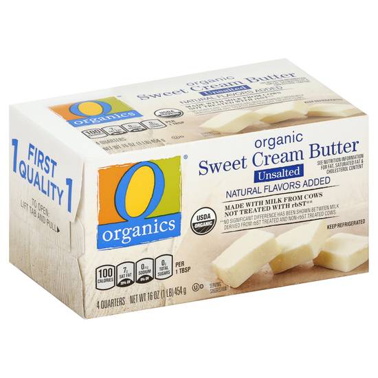 O Organics Unsalted Sweet Cream Butter (16 oz)