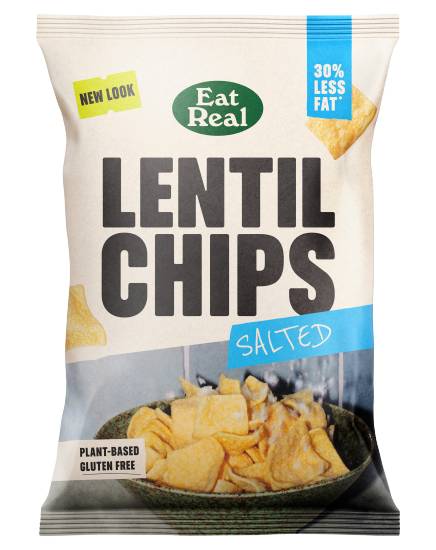 Eat Real Salted, Lentil Chips (95g)