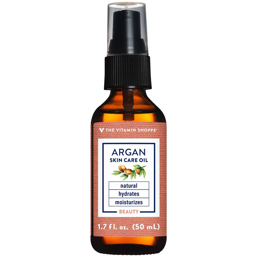 The Vitamin Shoppe Moroccan Argan Skin Care Oil-Natural & Hydrating Beauty (1.7 fl oz)