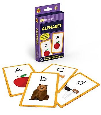 Carson Dellosa Alphabet Flash Cards, 54/Pack (0769646794)