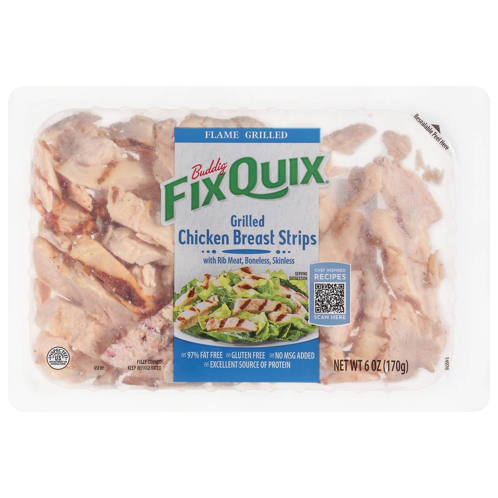 Buddig Grilled Chicken Breast Strips (6 oz)