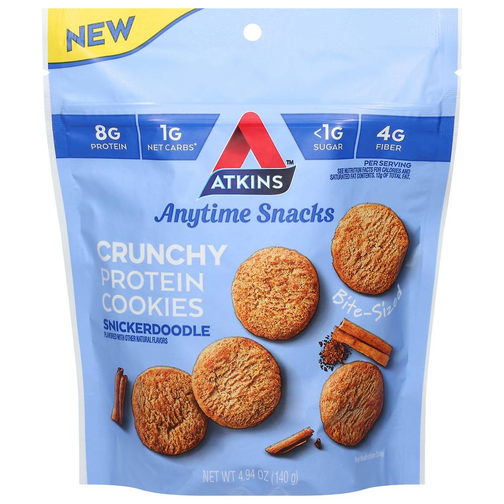 Atkins Protein Crunchy Snickerdoodle Cookies (4.94 oz)