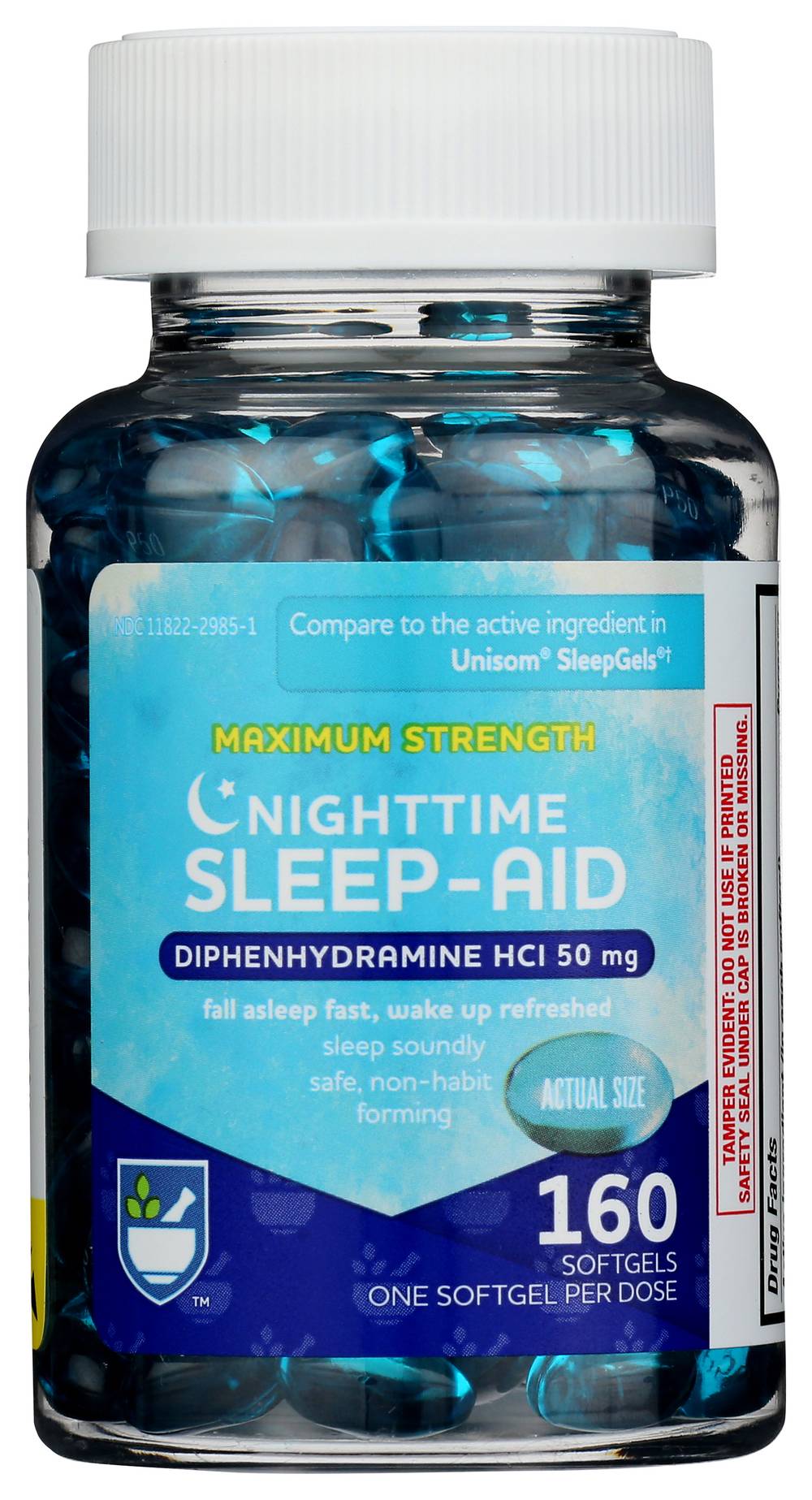 Rite Aid Maximum Strength Sleep Aid Softgels (160 ct)