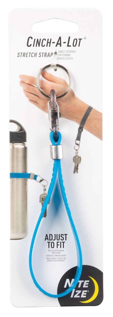 Nite Ize Cinch-A-Lot Silicone Blue Strap Key Strap