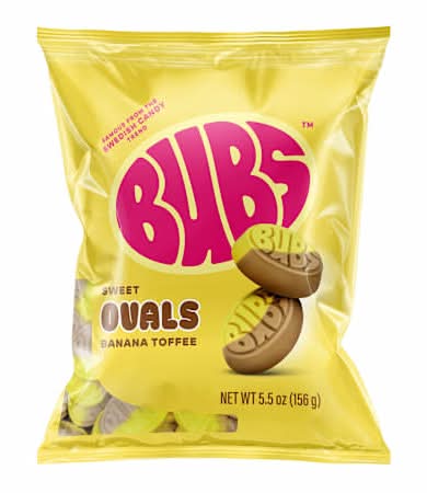 Bubs® Sweet Ovals Banana Toffee Banana Toffee