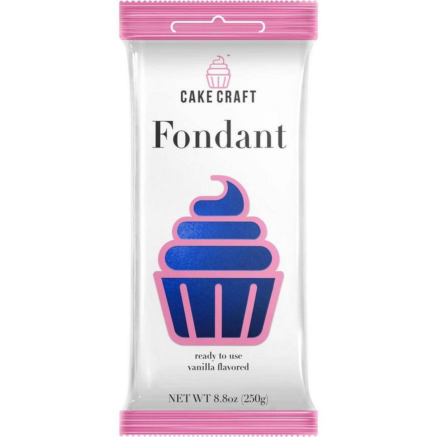 Cake Craft Royal Blue Vanilla-Flavored Fondant, 8.8oz
