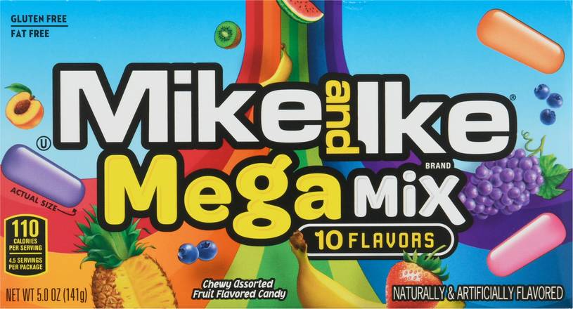 Mike and Ike Chewy Assorted Fruit Candies