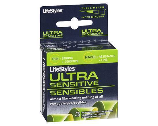 Life Style Condoms ultra-sensibles 3un