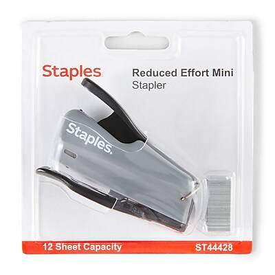 Staples Mini Stapler (gray-black )
