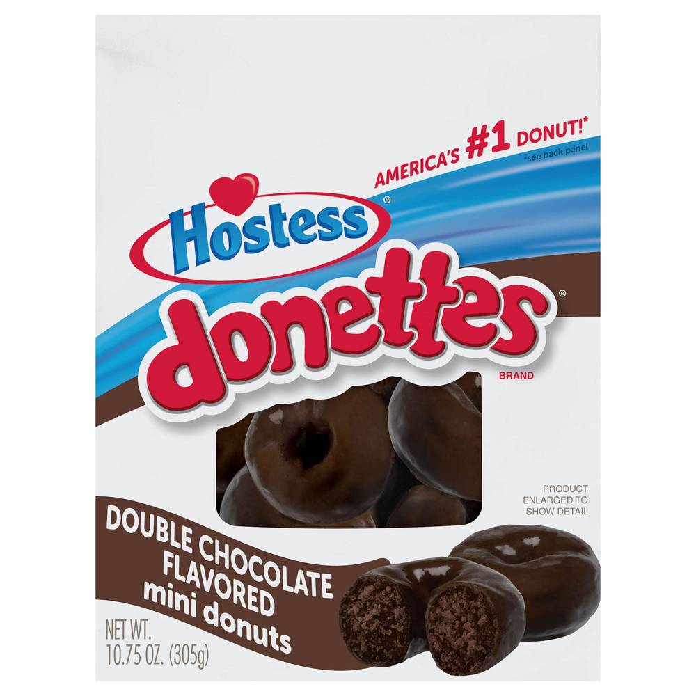 Hostess Donettes Double Chocolate Mini Donuts (10.75 oz)