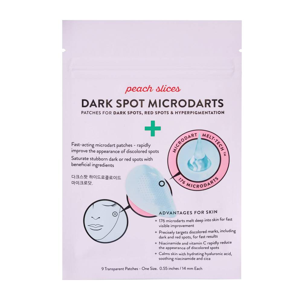 Peach Slices Dark Spot Microdarts (0.55"/peach)