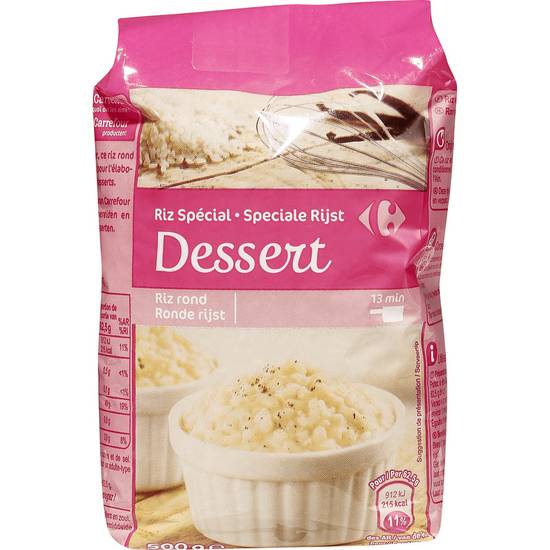 Carrefour - Riz rond spécial dessert