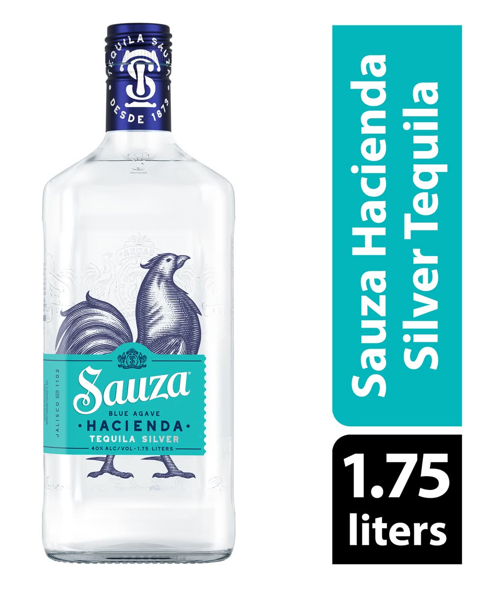 Sauza Blue Agave Hacienda Silver Tequila (1.75 L)